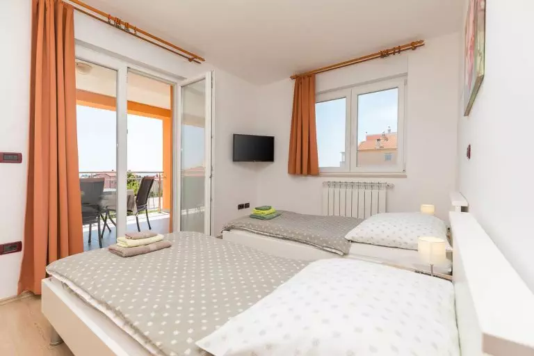 Apartments Barbara Novigrad Istria - 2 beds bedroom